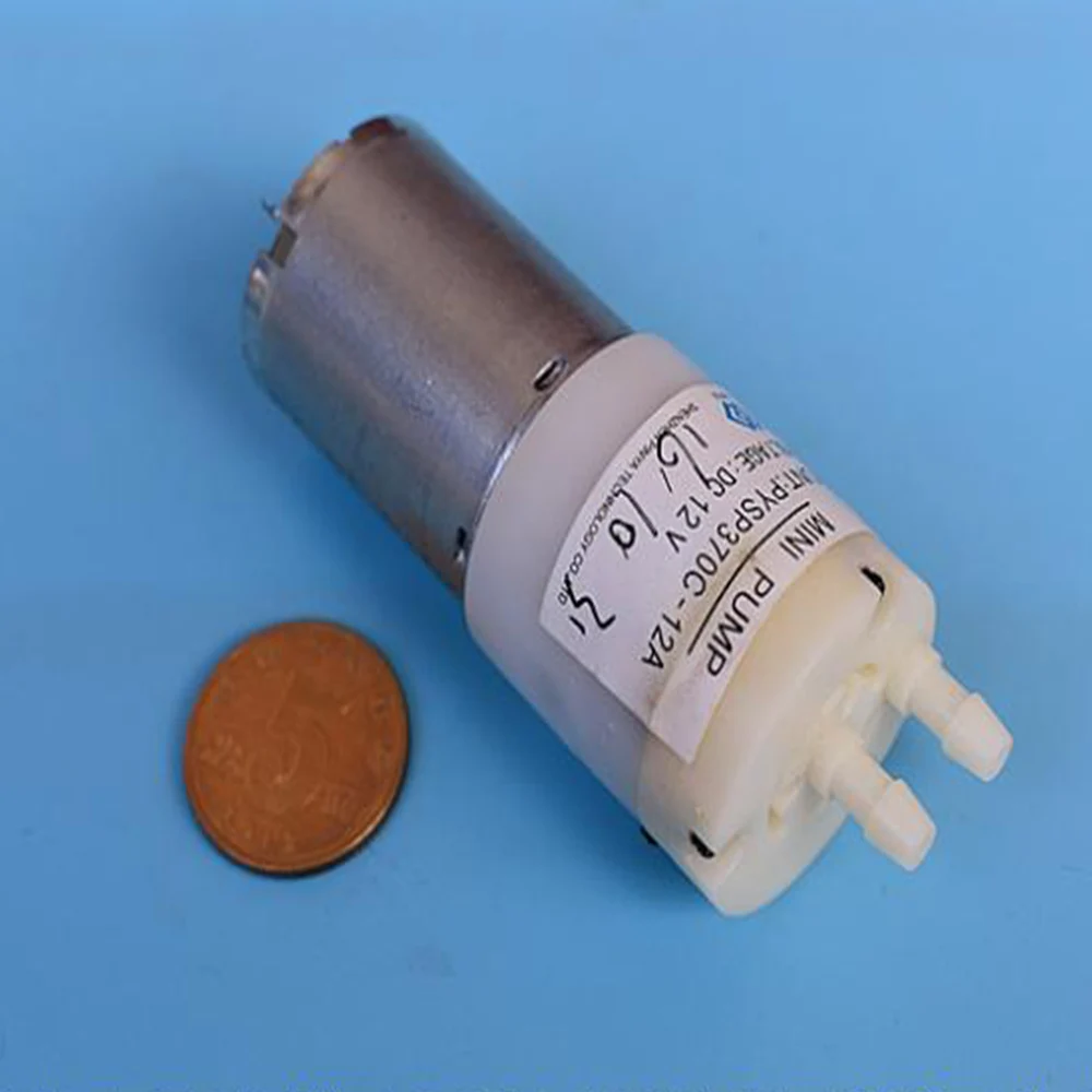 Миниатюрный мембранный насос 370 6 12 В постоянного тока электрический