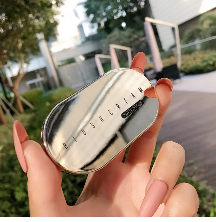 2 цвета Румяна для лица Палитра кремовый пигментированные румяна щек