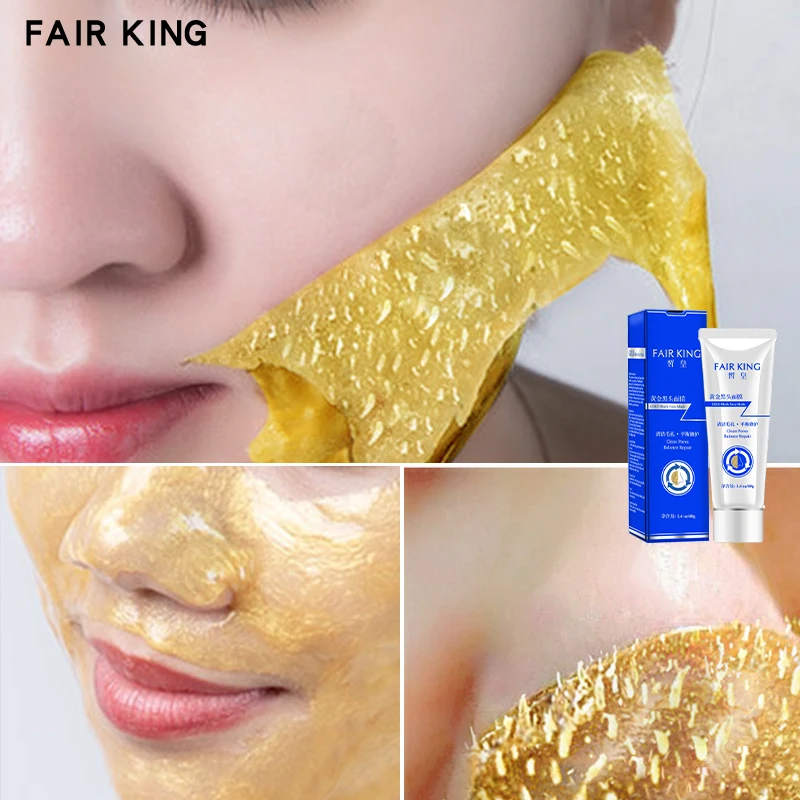 Золотая маска чайного дерева для удаления угрей Очищающая глубокое очищение от