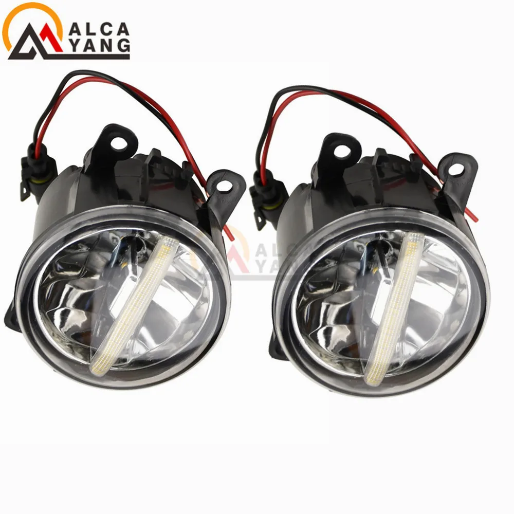 

For Suzuki Grand Vitara 2 / II Closed Off-Road Vehicle JT 2005-2015 Car 4000LM LED Fog Light Assembly Angel Eye DRL 12V