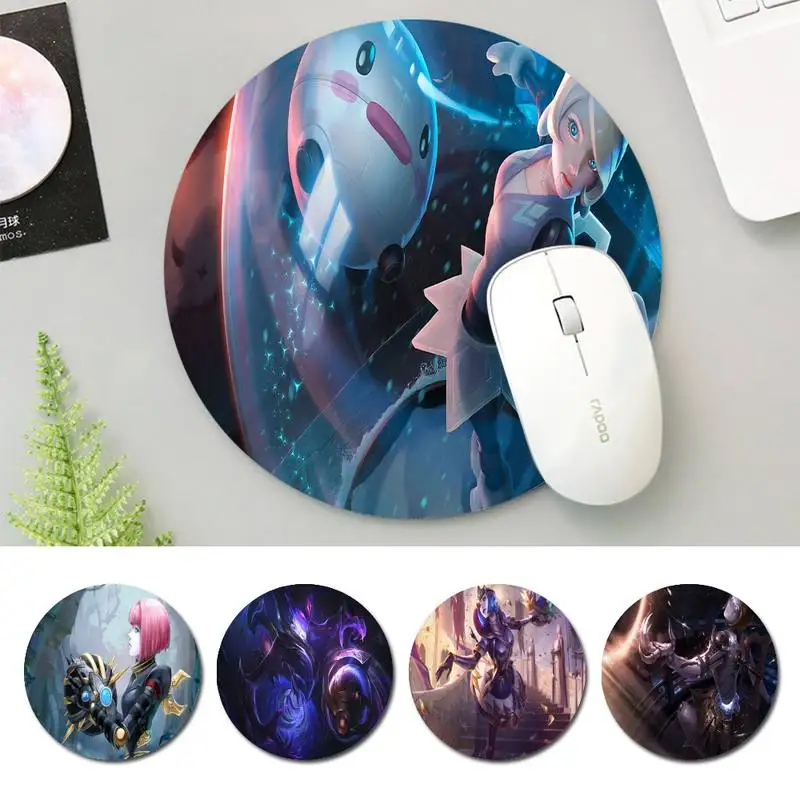 

Новые товары, коврик для мыши LOL Orianna, коврик для клавиатуры, настольный прочный Настольный коврик для мыши, резиновый круглый игровой коврик...