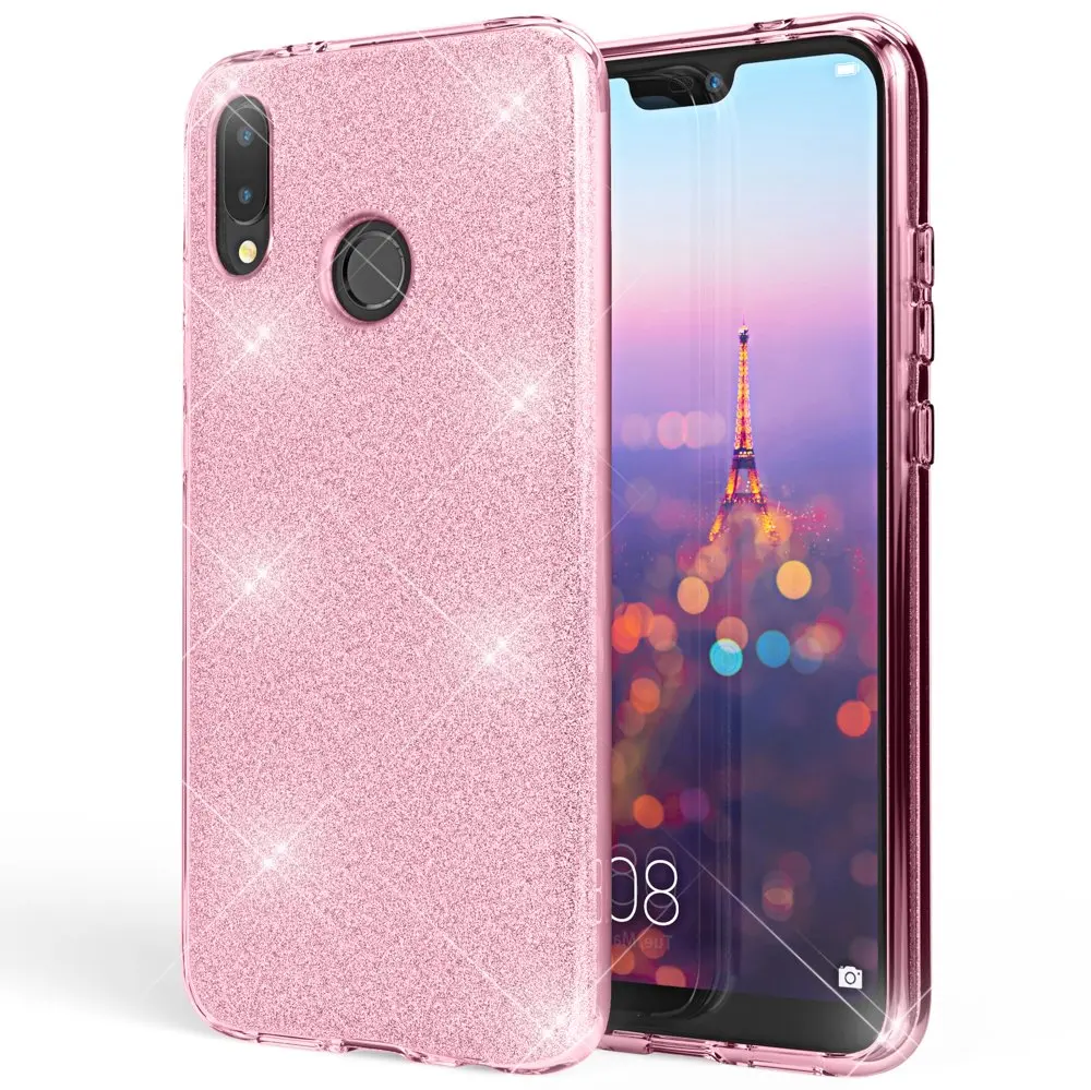 Luxury HUAWEI P20 Glitter case for Girls and women Makeup Sparkle Bling Cover P8 9 10 20 30 Lite Plus Mate Pro |