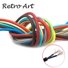 Винтаж Стиль Эдисона плетеный кабель декоративный подвесной светильник шнур ретро Ткань Текстиль Электрический светильник провод