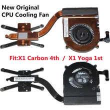 New Original CPU Cooler Cooling Fan for Lenovo ThinkPad X1 Yoga 1st X1 Carbon 4th Gen 2016 Heatsink 00JT800 01AW976