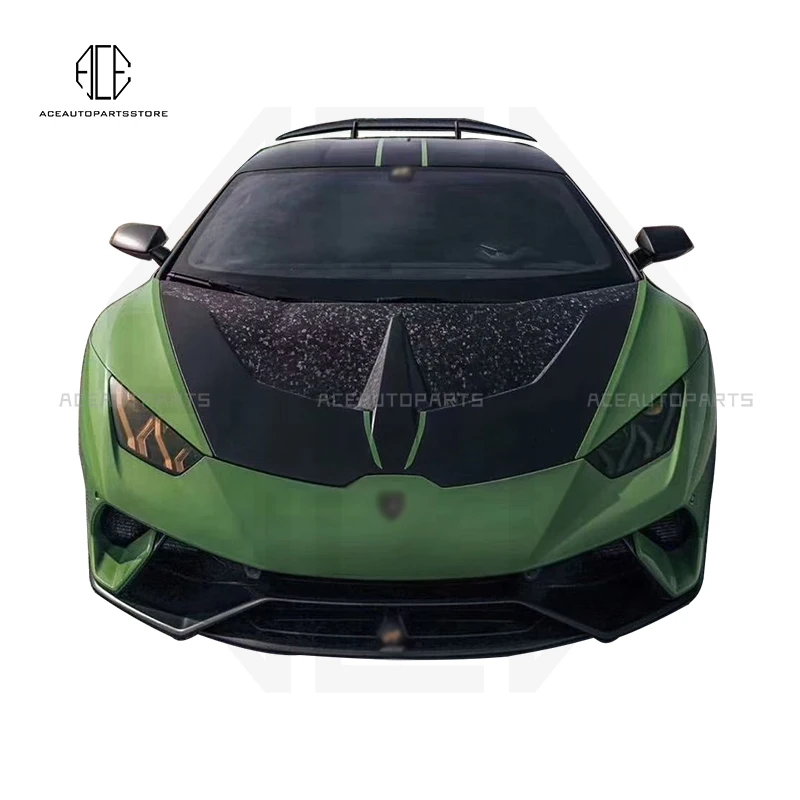 

For Lamborghini lp610 Hood Engine Bonnet Real Carbon Fiber 1016 Style Car Front Bumper Engine Hoods Cover Auto Accessories