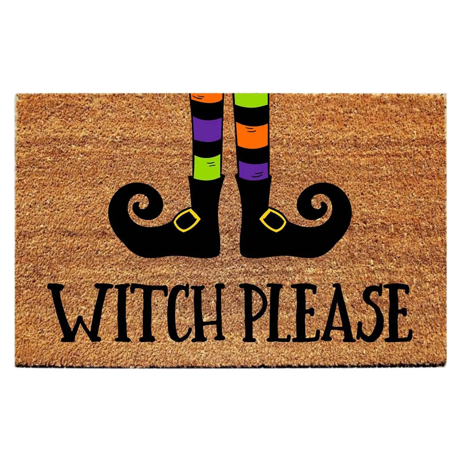 

40x60cm Halloween Doormat Blanket Welcome Home Front Door Decorations Halloween Decor Indoor Outdoor Carpet Durable Non-Slip Mat