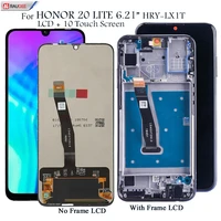 display for honor 20 lite 6 21 hry lx1t lcd screen 10 touch display replacement tested mobiles phone lcd screen digitizer parts