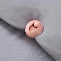 6pcs needle free shell quilt holder anti running cotton household quilt corner quilt cover invisible buckle clip non slip clip