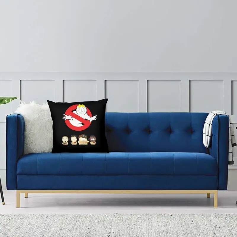 Логотип охотников за привидениями Подушка Чехол для домашнего декора комикс