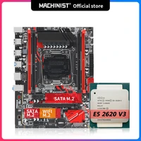 machinist x99 motherboard combo kit set with xeon e5 2620 v3 processor support lga 2011 3 cpu ddr4 memory four channel x99 rs9