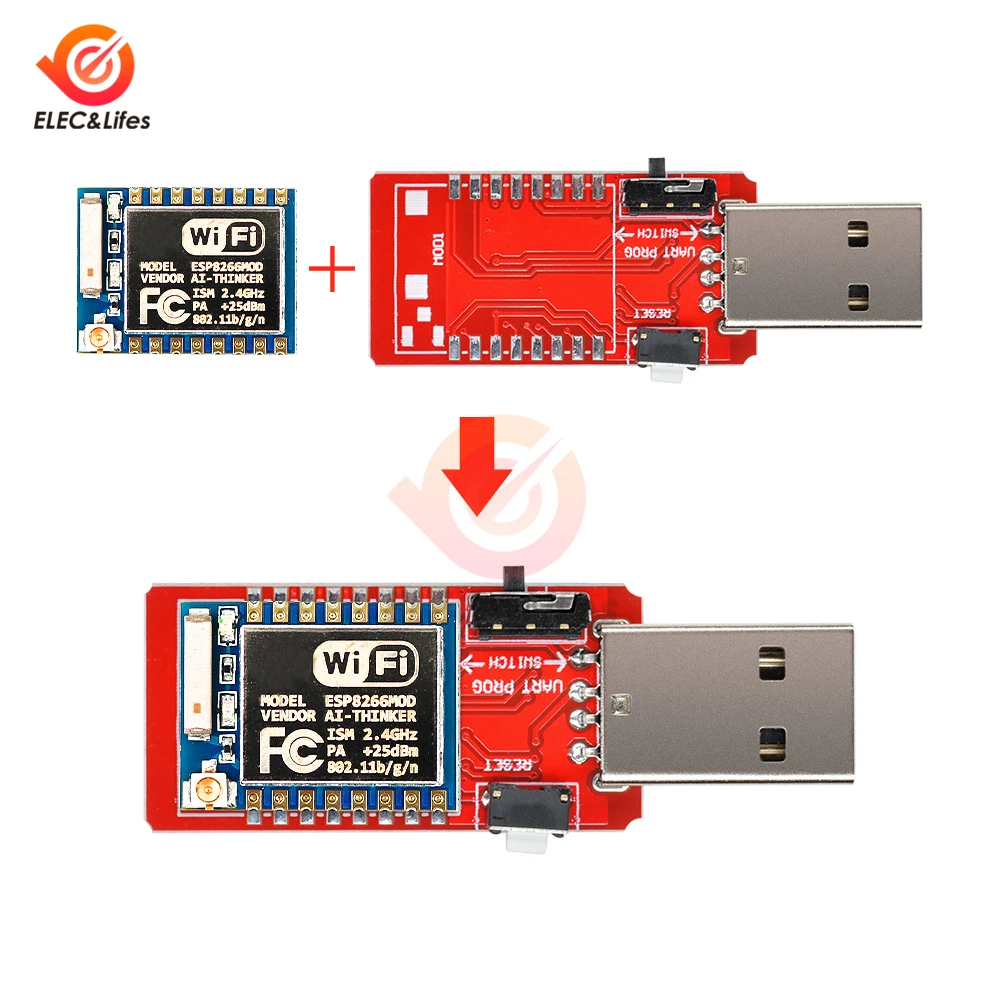 CH340 CH340G USB к TTL ESP8266 серия ESP07 Wi Fi беспроводная макетная плата V1.0 адаптер антенна