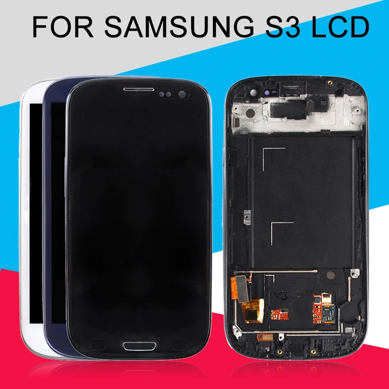 Catteny 4 7 дюйма I9305 I747 I535 I9300 Lcd для Samsung Galaxy S3 экран I9301 дисплей сенсорный дигитайзер