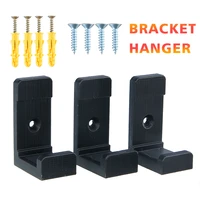 3x hight quality wall bracket for sony playstation 4ps4 slimpro hanging holder rack black plastic mount stand accessories