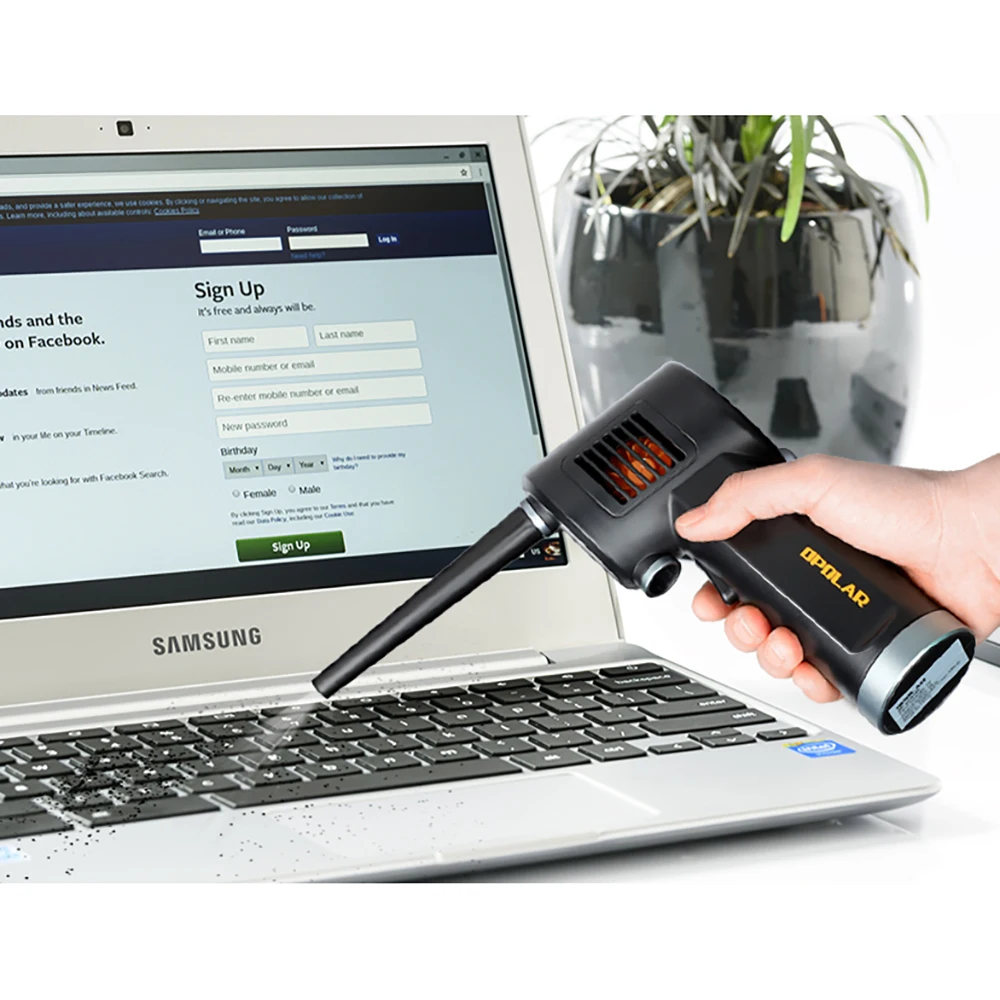 

Keyboard cleaning, electric air dust collector, rechargeable 6000mAh battery, energy saving electronics, computer dust removal