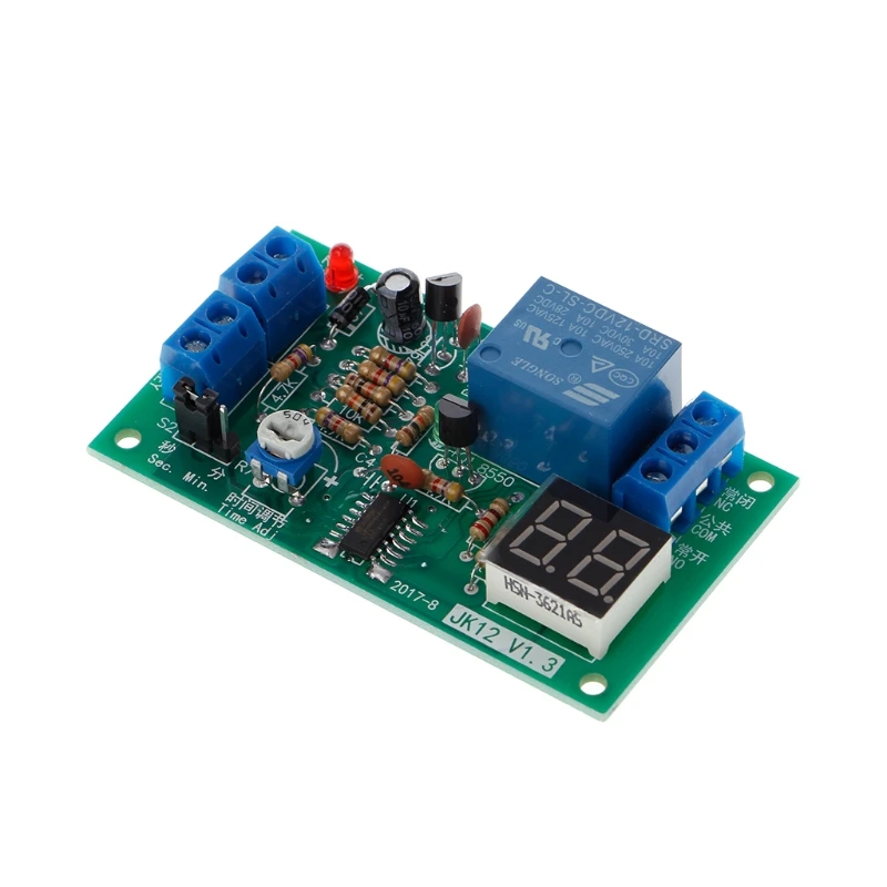 

C5AD DC 12V Delay Relay Delay Turn off Switch Module with Led Timer
