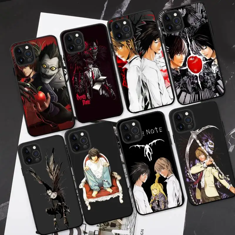 

Death Note Phone Case For iPhone 13 11 8 7 6 6S Plus X XS MAX 5 5S SE 2020 XR 11 pro DIY Funda