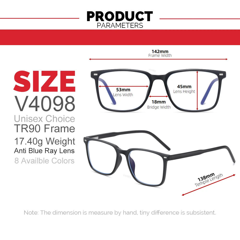 2022 Trending Blue Light Blocking Men's Glasses Gaming TR90 Matte Black Anti Ray Eyeglasses Women Transparent Fashion Eyewear images - 6