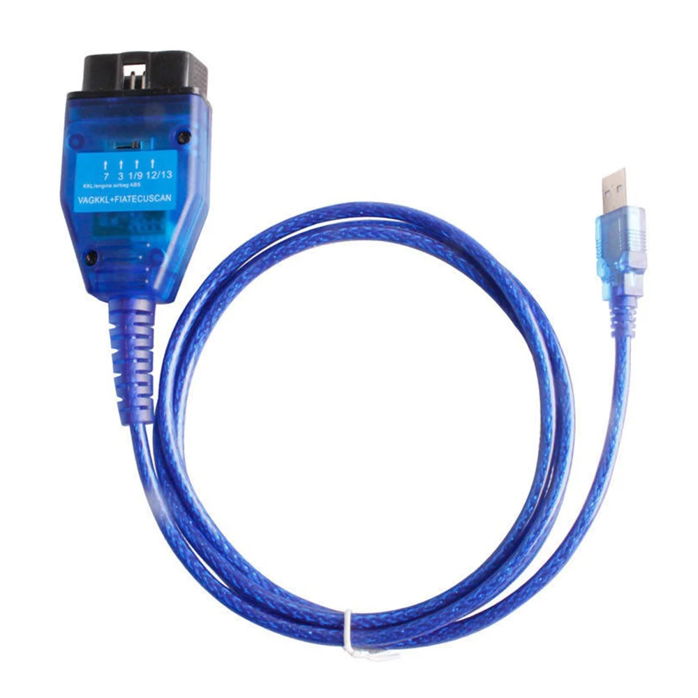 

Car ECU Scanner Cables 4 Ways Switches OBD2 USB Interface Diagnostic Cable for Fiat Chip VAG KKL 409 Accessory