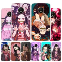 Demon Slayer Kamado Nezuko Cover Phone Case For Motorola Moto Plus Play Power One Action Fusion Macro