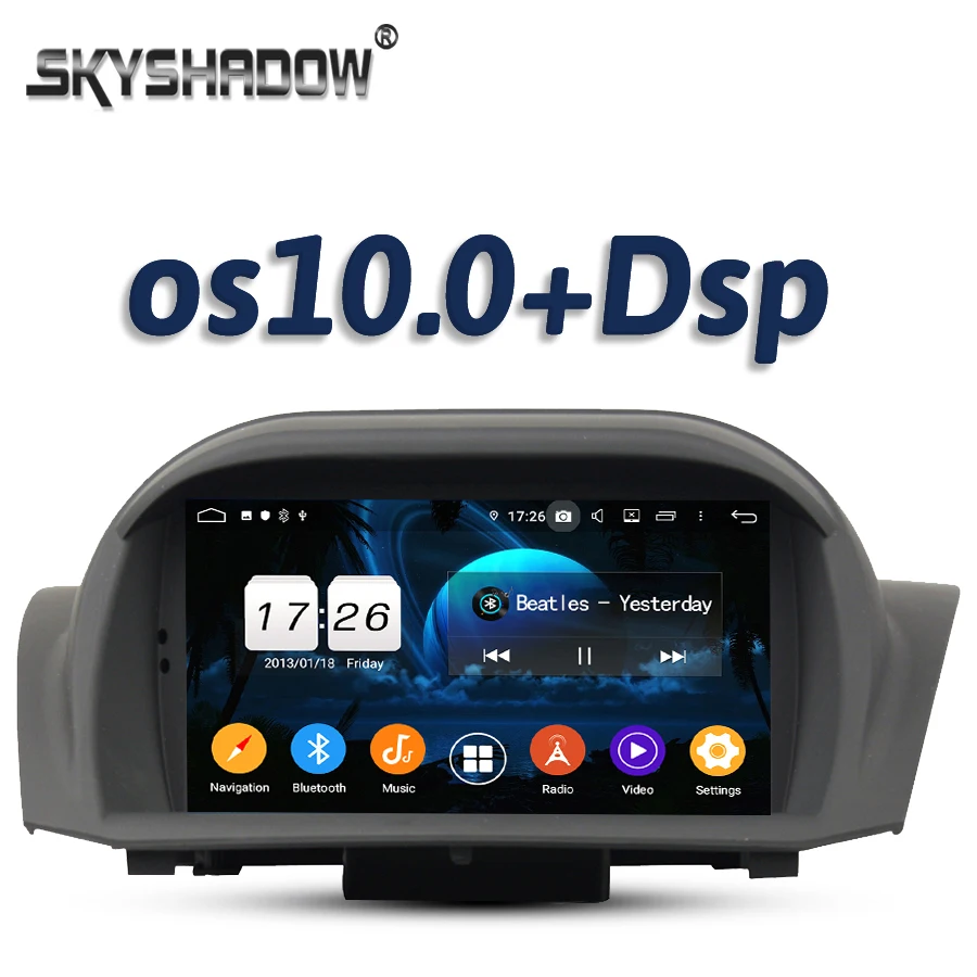For Ford Fiesta 2013-2014 2015 2016 Android 11 2G RAM 16G 4 core Car multimedia DVD Player GPS map RDS Radio wifi Bluetooth 5.0 |