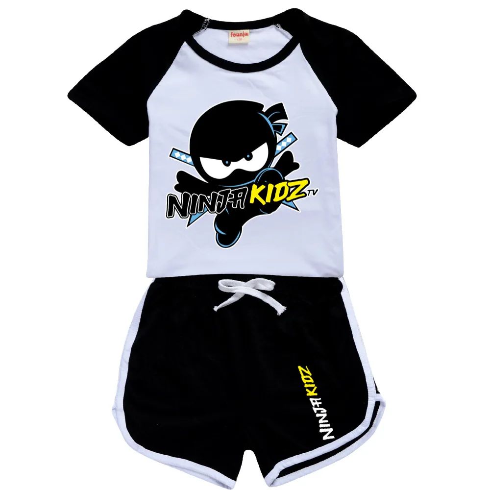 Шпионский ниндзя новинка 100-170 Amazon футболка и шорты повседневный спортивный