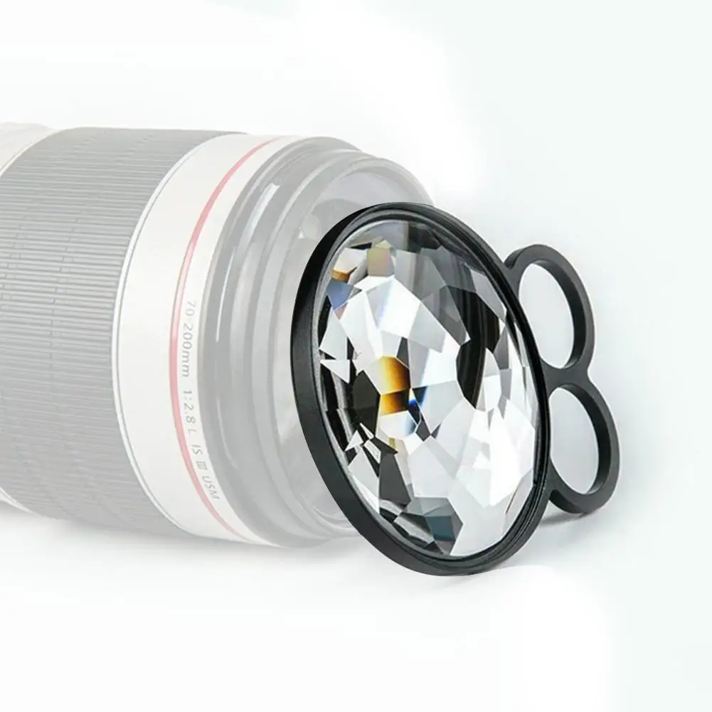 

Camera Filter 77mm Kaleidoscope Glass Filter Slr Accessories Handheld Lens Prism Supported W5h8