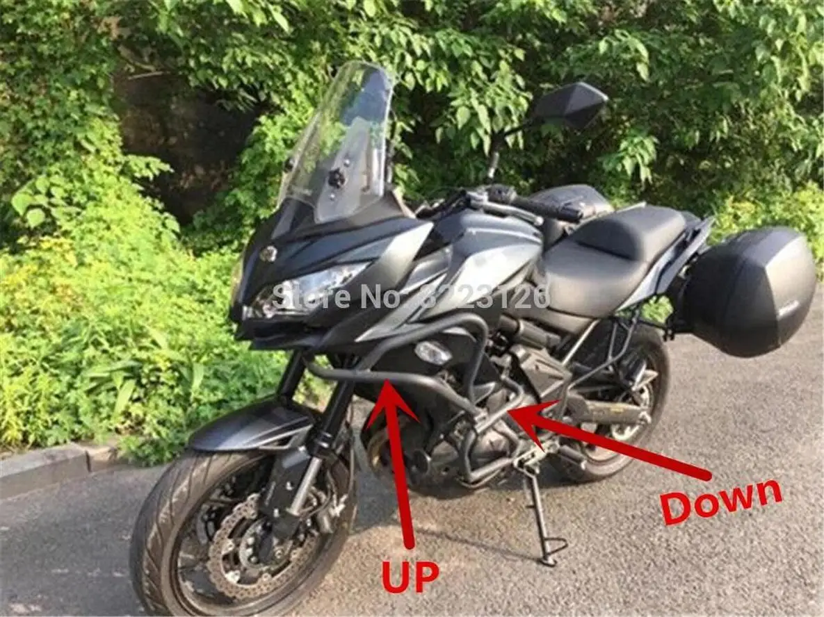 Для KAWASAKi versys650 Versys 650 KLE650 2015 2018 бампер Защита двигателя Highway Refit защита бака Crash Bar