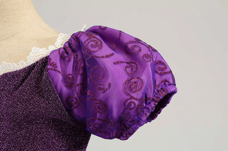 Костюм принцессы Рапунцель спутанный с париком аксессуары София Одежда для