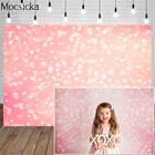 Mocsicka фон для фотосъемки на День святого Валентина Свадебный душ романтическая любовь сердце боке декорация реквизит студия