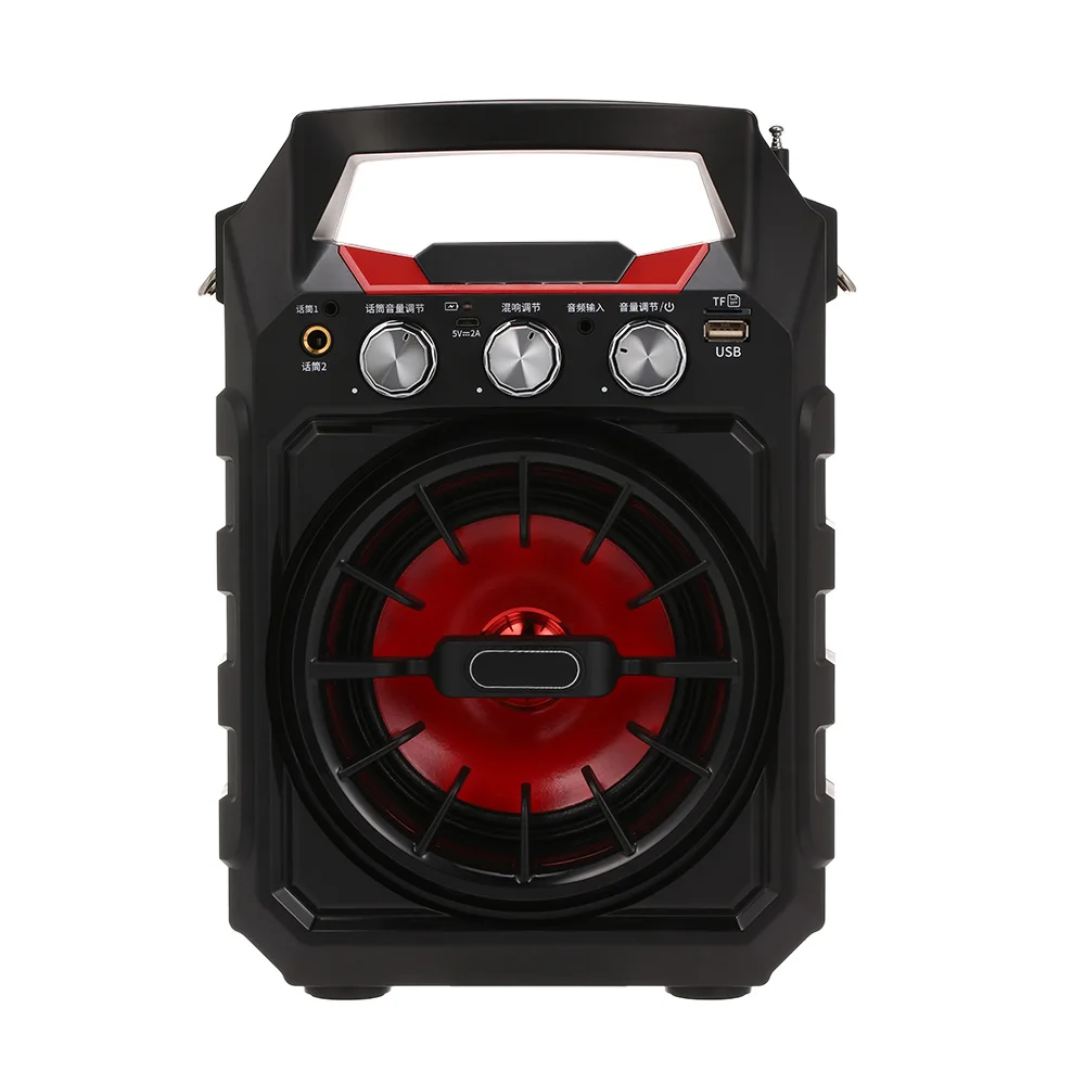 Беспроводной Bluetooth динамик 15 Вт уличный караоке ручной беспроводной микрофон FM