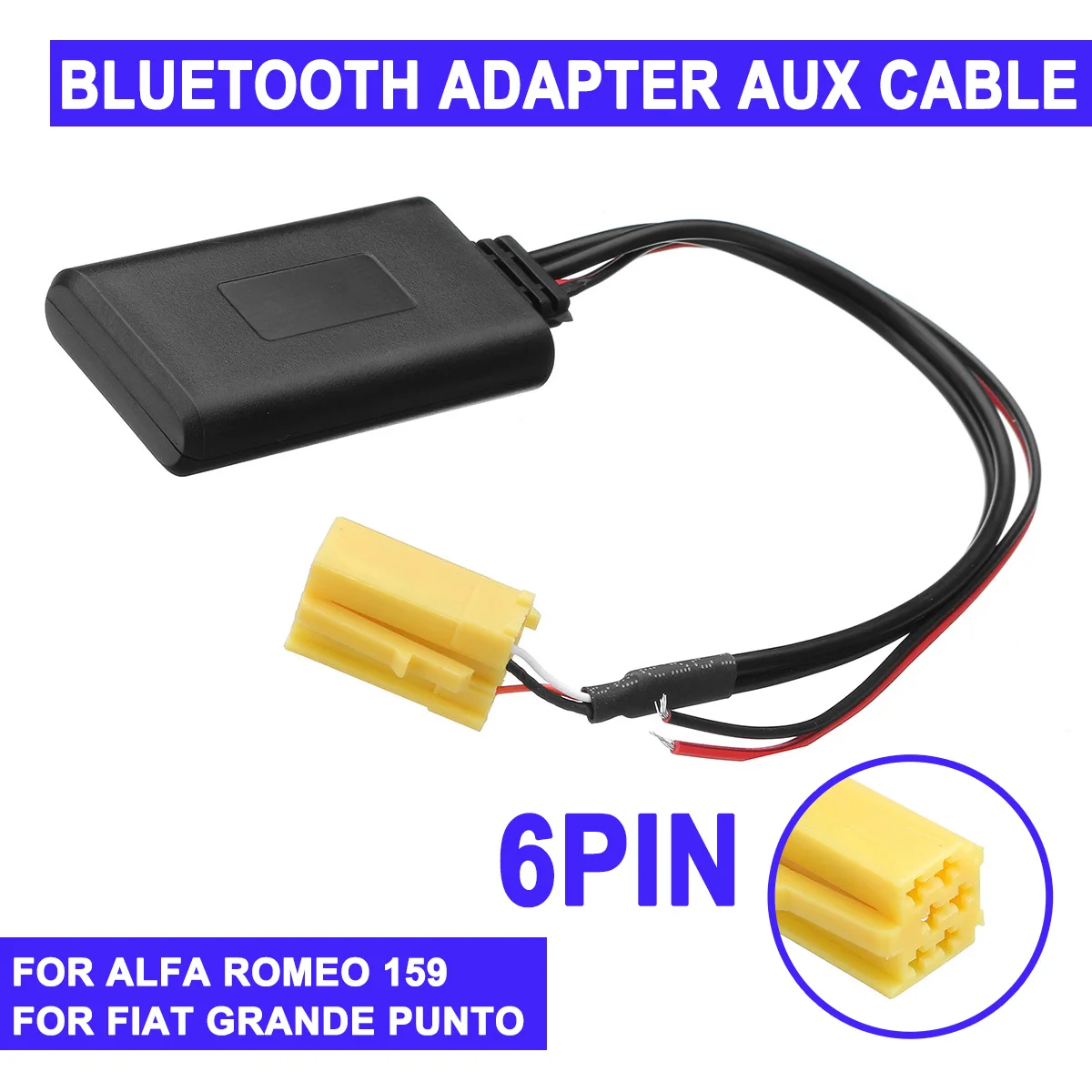 Для Alfa Romeo 159 для Fiat Grande Punto автомобильное стерео мини Iso 6 Контактный Модуль bluetooth