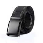 Мужские холщовые ремни с металлической пряжкой, Модные дышащие Молодежные спортивные летние аксессуары для джинсов унисекс