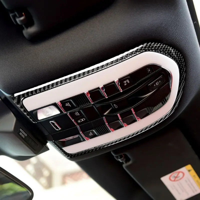 

Roof light panel decorative carbon fiber sticker For Porsche Macan
