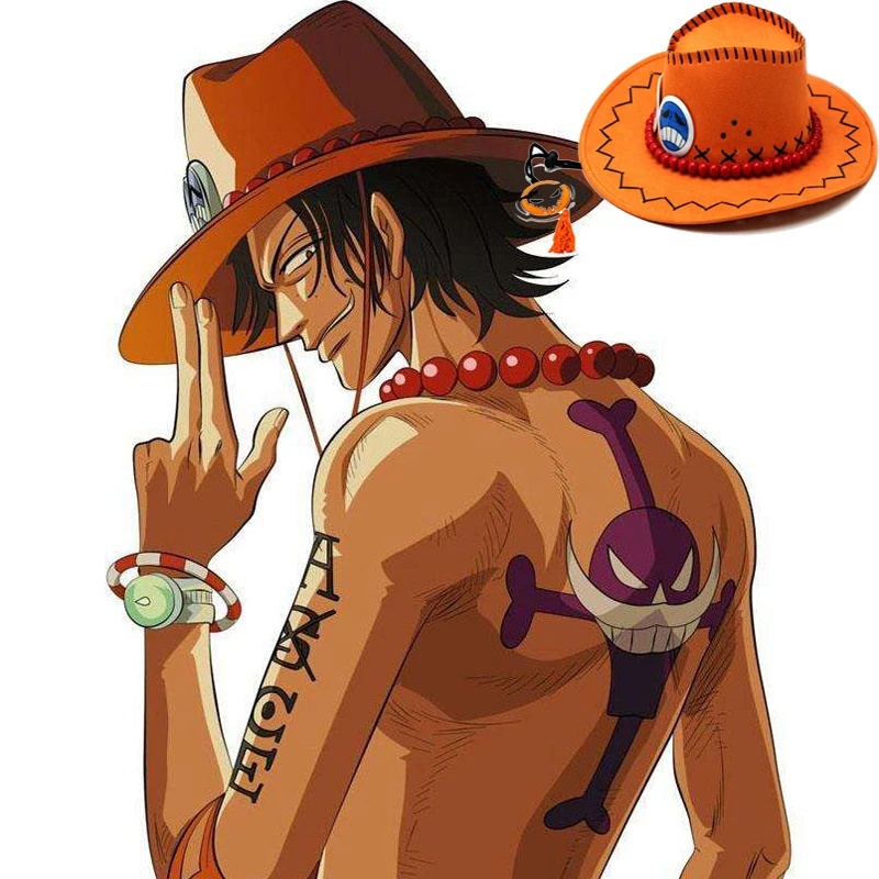 Аниме One Piece D Ace Luffy Косплей ковбойские шляпы для мужчин и женщин Кепка путешествий
