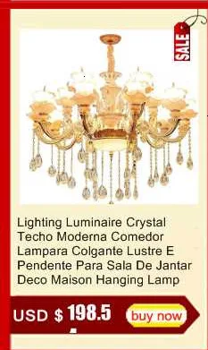 Lustre Luminaria светильник лампа Sufitowe винтажный плафон для гостиной Lampara светильник ing Plafondlamp Хрустальный светодиодный потолочный светильник