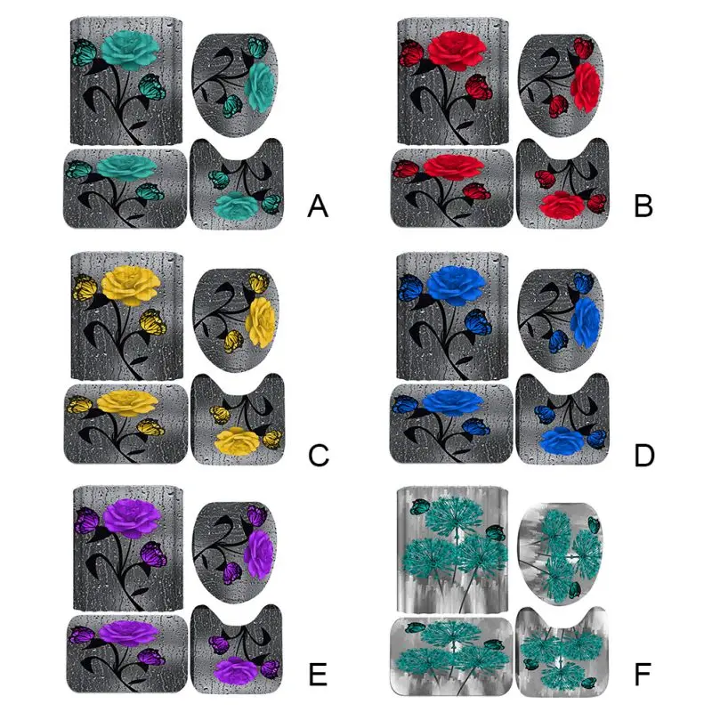 

180x180 см Рождественское украшение, цифровая 3D печать, занавеска для душа, 4 шт. для дома, отеля, вечеринки, декоративные принадлежности 2021 ---