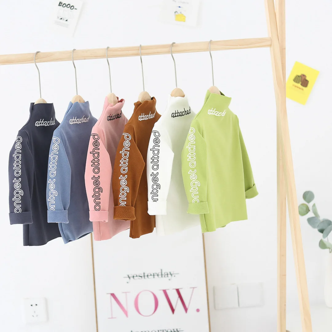 Новая модная Осенняя футболка для маленьких мальчиков и девочек Детская с