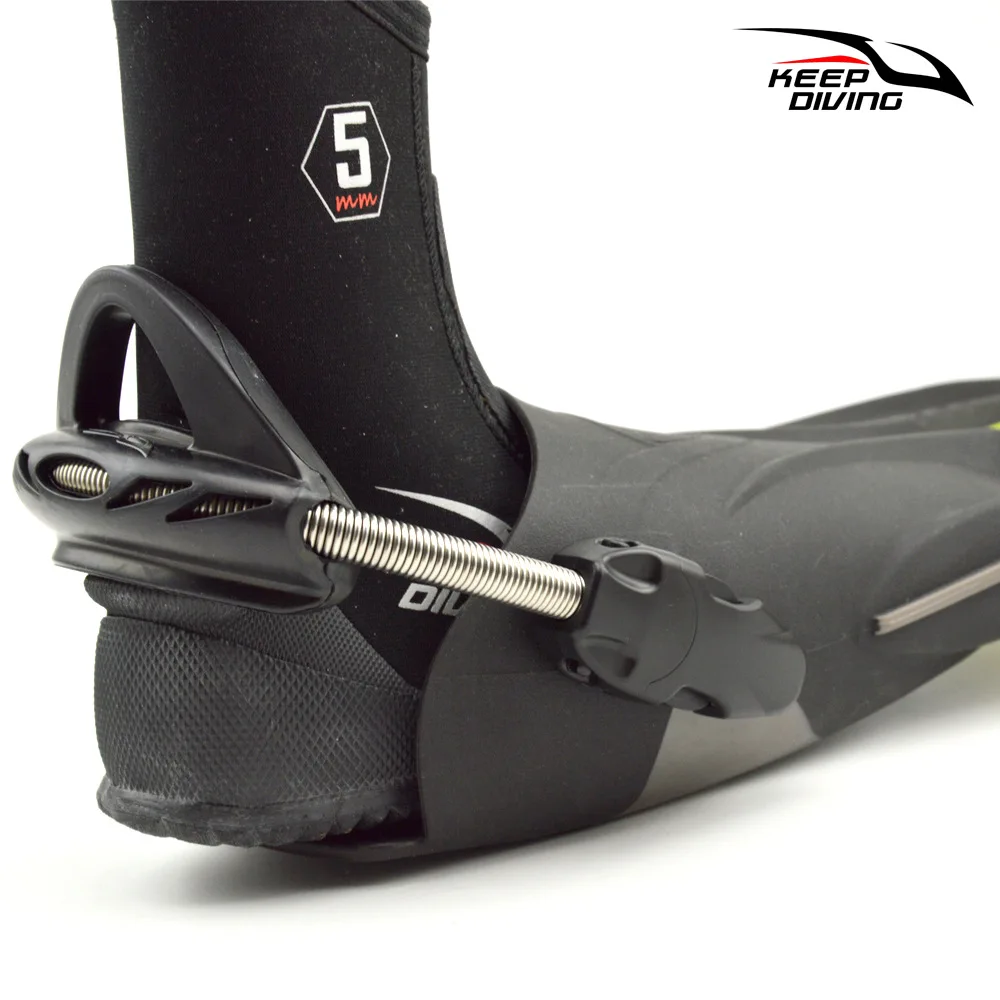 Плавание с аквалангом плавник Весна пятки ремень быстросъемными пряжками (одна