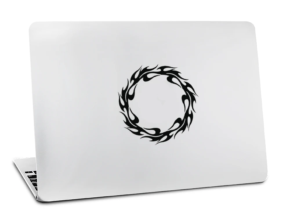M4012 Крылья угол для логотипа для Apple Наклейка для Macbook Skin Air 11 13 Pro 13 15 retina компьютер ноутбук виниловая Adesivo наклейка - Цвет: M4012