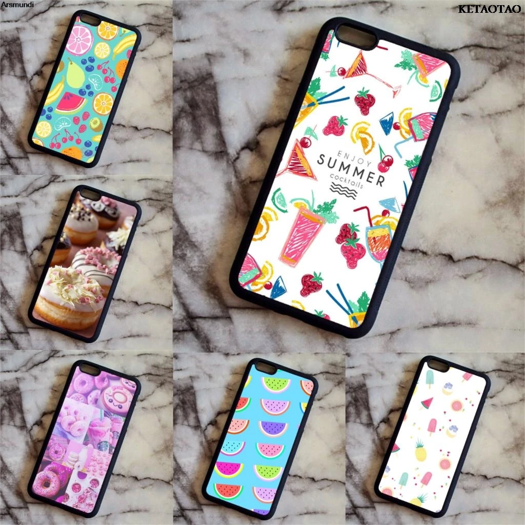 KETAOTAO еда Фрукты кофе Ананас Лимон банан кактус клубника телефонные чехлы для Samsung