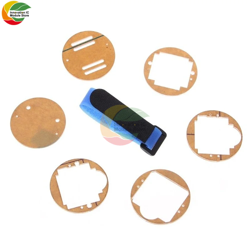 Новинка прозрачные 4-битные светодиодные часы электронные набор сделай сам умный