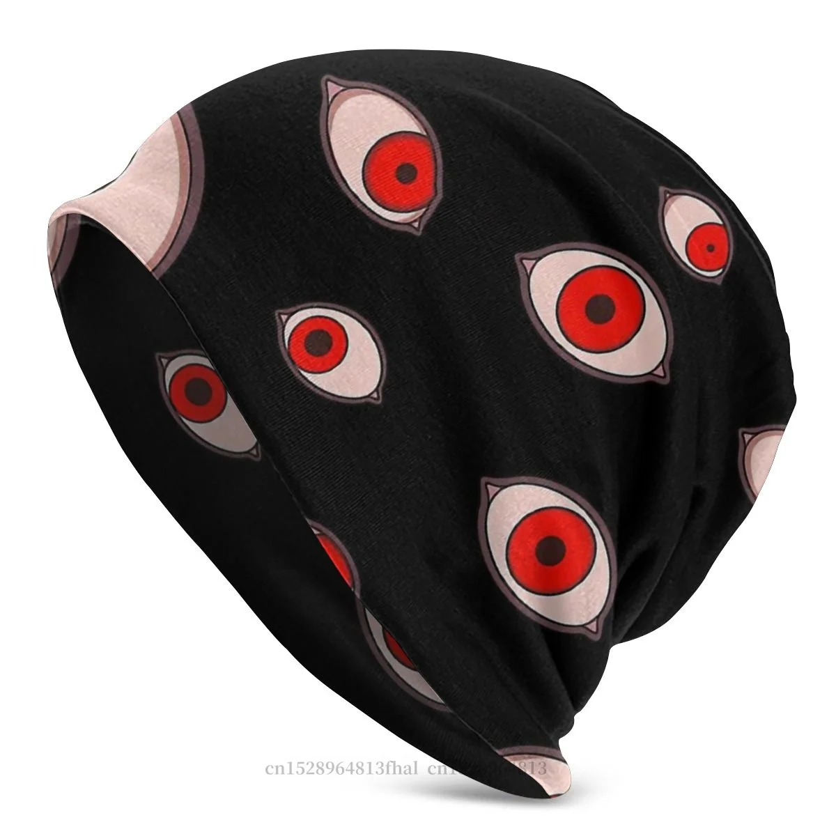 

Bonnet Hats Hellsing Manga Abraham Van Helsing Anime Men Women's Knit Hat Eyes Winter Warm Cap Design Skullies Beanies Caps