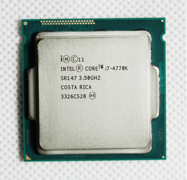 Used Intel Core i7 4770K SR147 3.5GHz Quad-Core CPU Desktop Processor 2