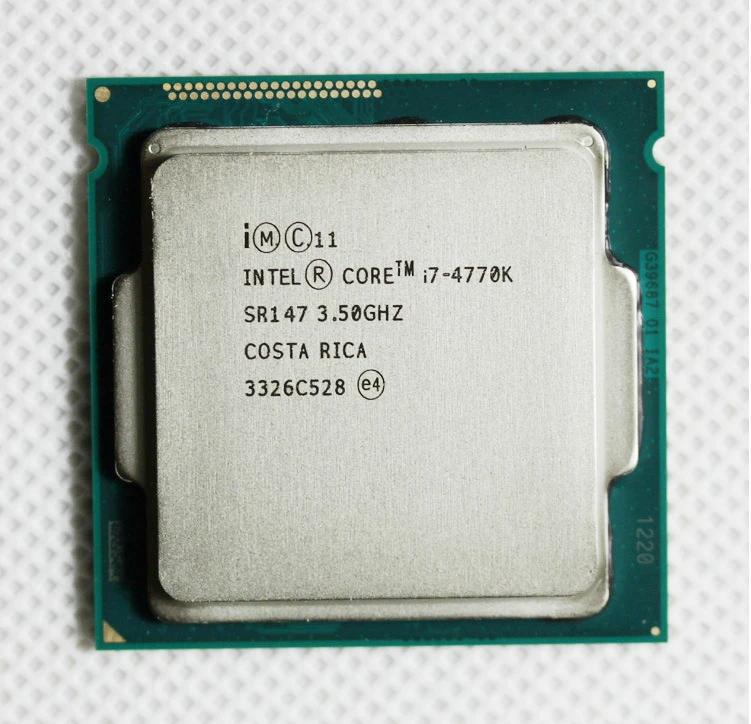 Процессор Intel Core i7 4770K SR147 для ПК центральный процессор 4 ядра частота 3 5 ГГц |