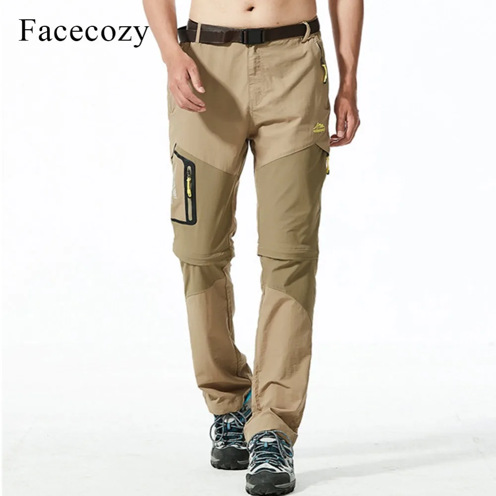 Мужские походные брюки Facecozy спортивные быстросохнущие для активного отдыха