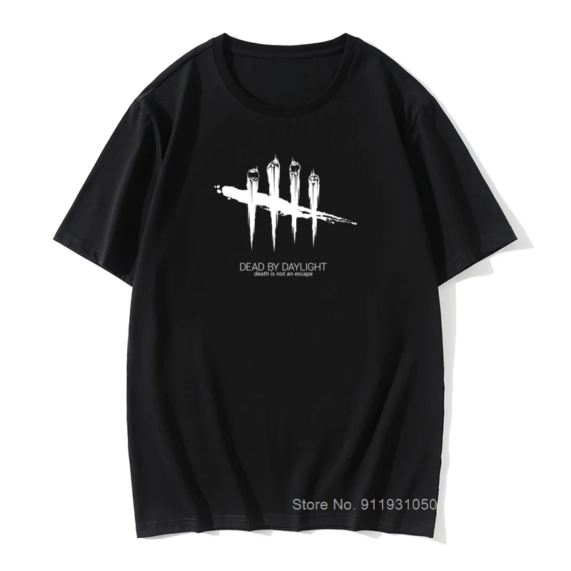 

Dead By Daylight The Game Theme Mens Black And White Striped T-Shirt Short Sleeve 2020 Shirt Creator Make Your Own Tee Shirt