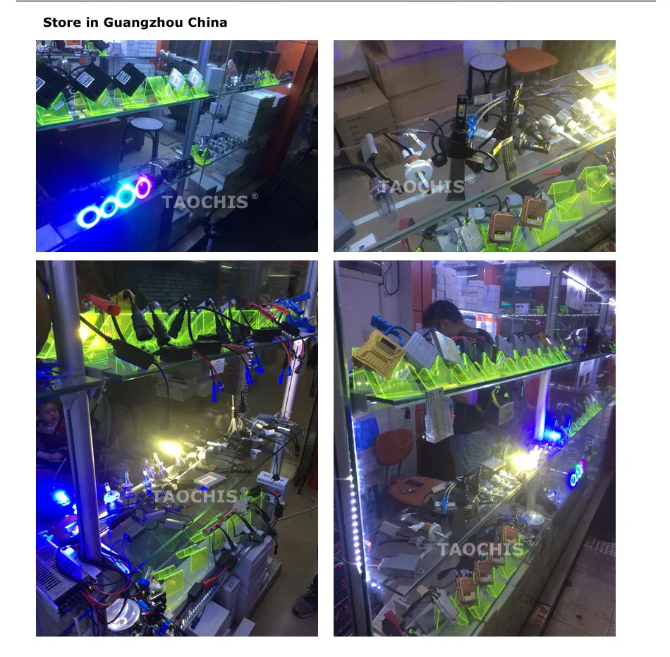 Taochis 12V 75W автомобильные ксеноновые лампы H1 H3 H7 H8 H9 H11 9005 9006 880 881 Мотоцикл головной светильник замена лампы 6000 К 8000