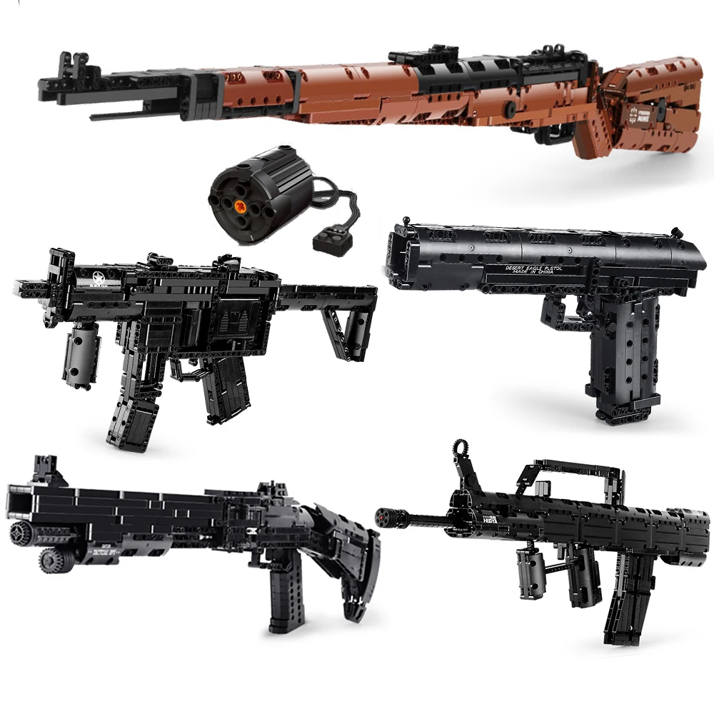 Электрический техника Пистолеты Пистолет MP7 пустыни модель орла Кирпичи Модель
