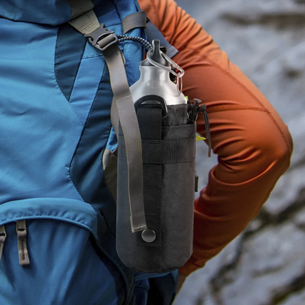 Тактический бутылки воды мешок Складная MOLLE велосипедные для со крепления