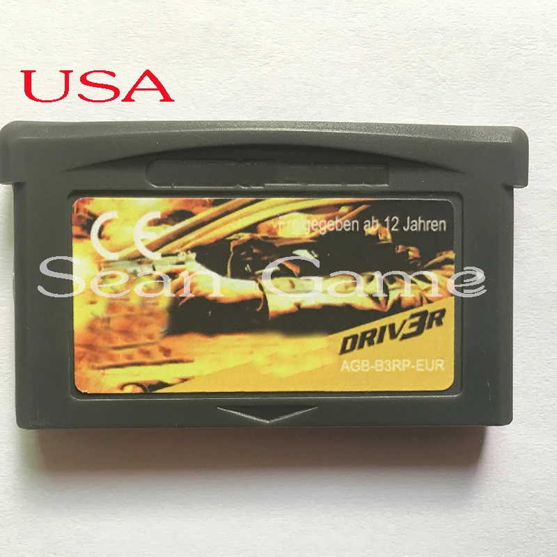 32 Bit USA видео игровая карта-картридж Megaman Zero 4/Driver 3/Kingdom Chain of Memories/Circle Of The Moon/Metal Slug Version - Цвет: Driver 3